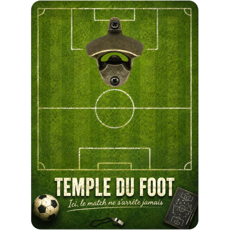 Décapsuleur mural humour foot original | Atelier à Kadoc