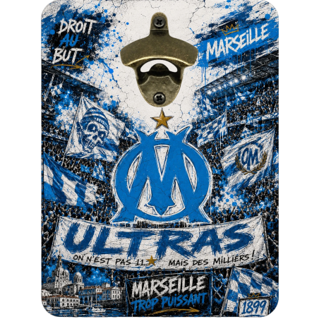 Décapsuleur mural football original | Atelier à Kadoc