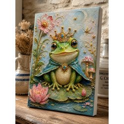 Tableau World of Whimsy – Décoration fantaisie en relief 3D