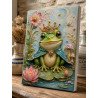 Tableau World of Whimsy en relief 3D | Atelier à Kadoc