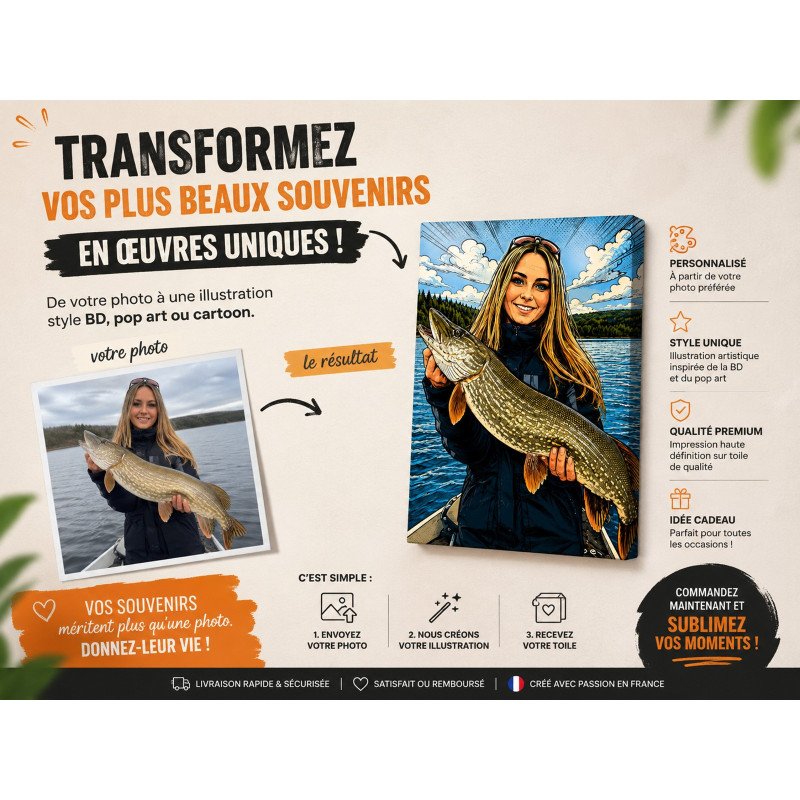 Tableau Personnalisé à partir de vos Photos