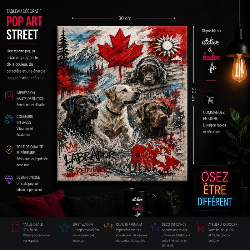 Tableau Déco animaux de compagnies | Atelier a Kadoc