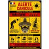 Décapsuleur mural Alerte Canicule | Cadeau humour apéro