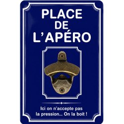 Décapsuleur mural Place de l’Apéro | Cadeau humour