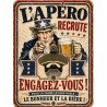 Décapsuleur mural L’Apéro recrute | Cadeau humour