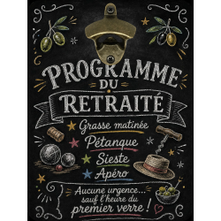 Décapsuleur murale Décapsuleurs humour retraités | Atelier a Kadoc