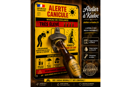 Décapsuleurs muraux humoristiques | Atelier à Kadoc
