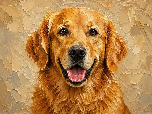 Exemple réaliste du style Impasto / peinture épaisse
