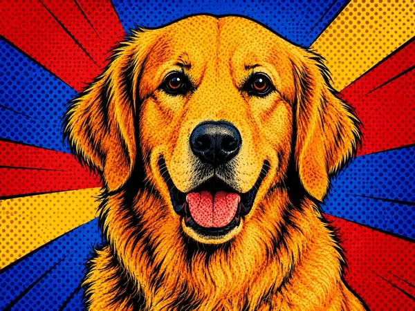 Exemple réaliste du style Pop Art