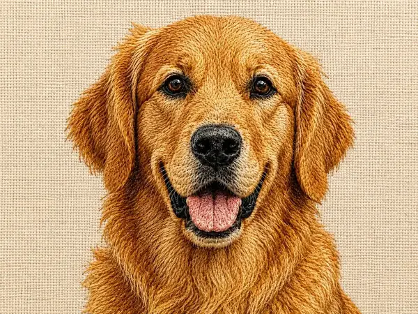 Exemple réaliste du style Broderie