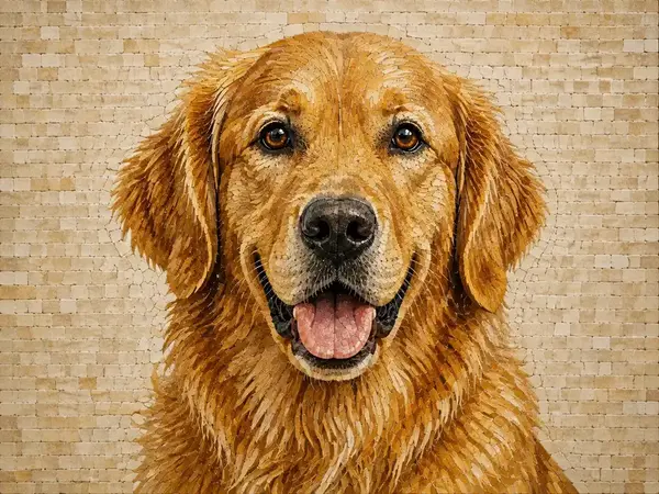 Exemple réaliste du style Mosaïque